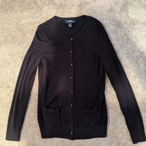 Navy blue cardigan with pockets - Lands End